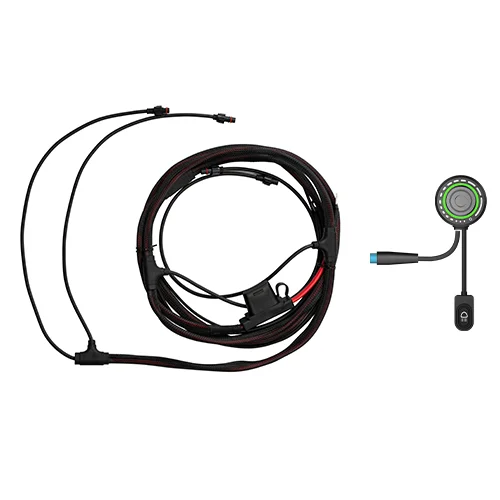 2-Pods Control Wiring Harness and Dimmer Wheel Switch
